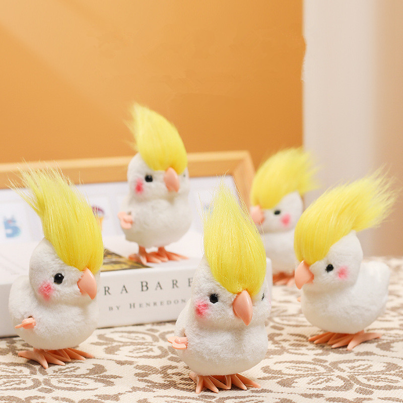 Kids Toys Doll - INS Kawaii Jumping Parrot Simulated Plush