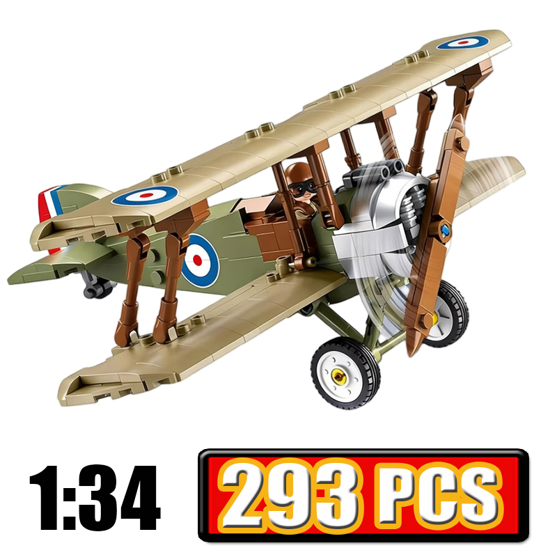 Military WW1 UK F. 1 Biplane S - огляд і ціна Kids Toys Uk