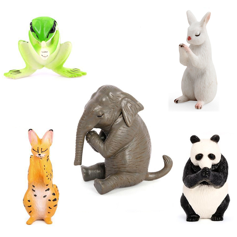 Realistic Frog Cat Rabbit Pand - огляд і ціна Kids Toys Under £5