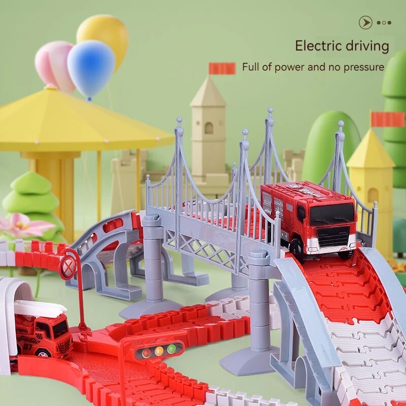 Fire Engine Track Assembling C - огляд і ціна Kids Toys Review