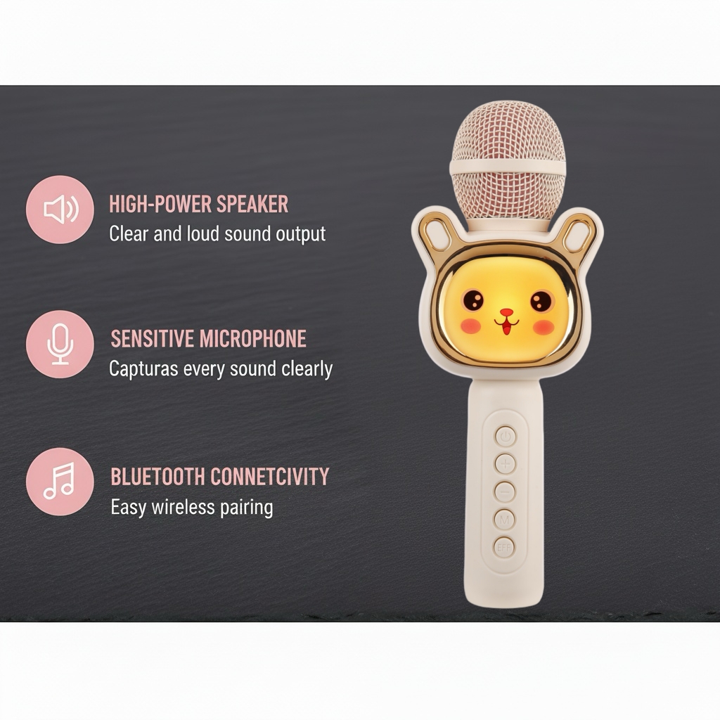 Kid’s Portable KTV Microphone, - огляд і ціна Kids Microphone Karaoke