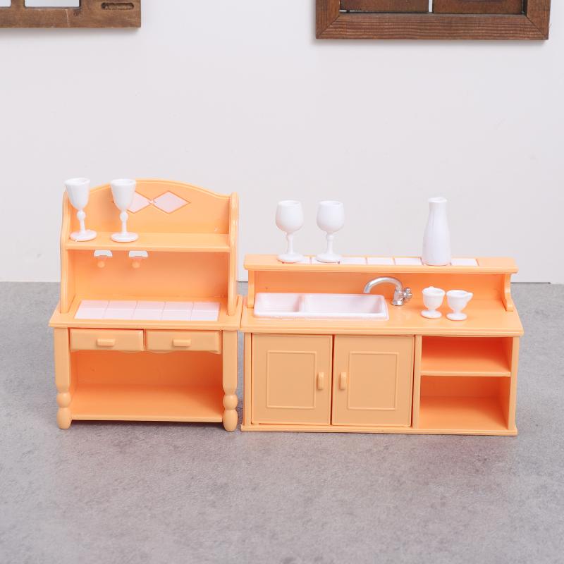 (.) 1 Set Dollhouse Kitchen Fu - огляд і ціна Play Kitchen Set