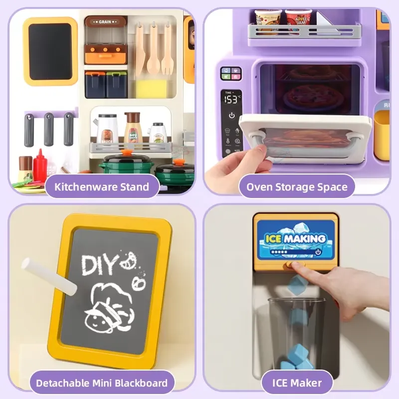 90cm Large Pretend Play Kitche - огляд і ціна Play Kitchen Set