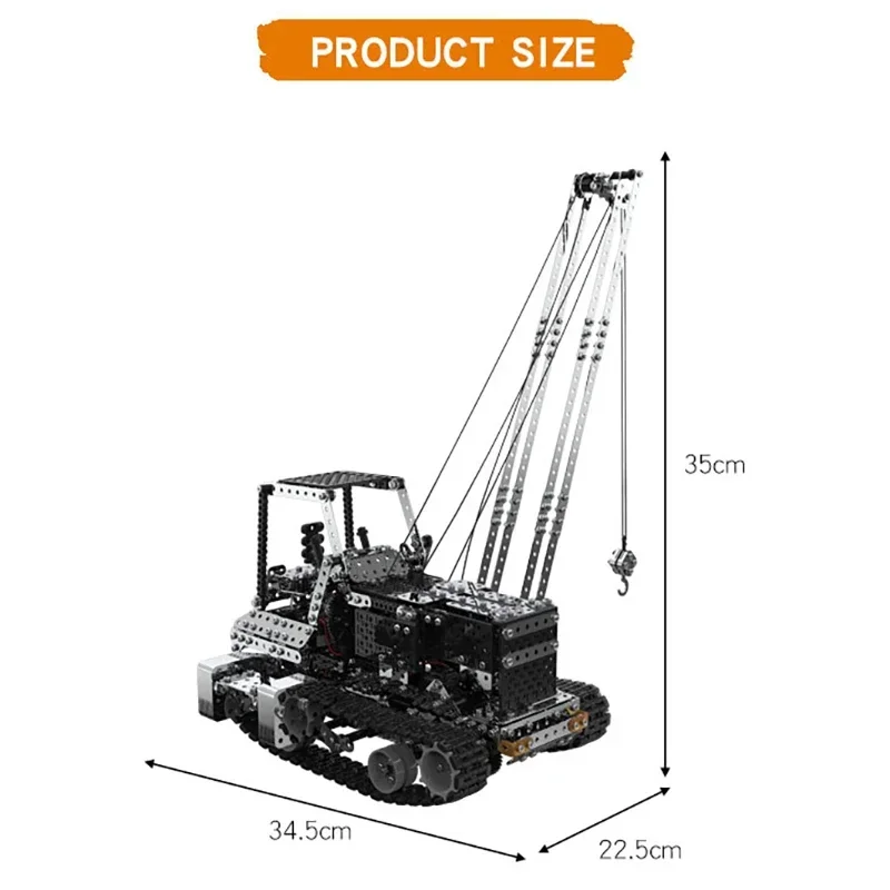 DIY Metal RC Crane Electric Ho - огляд і ціна Kids Toys Supplier