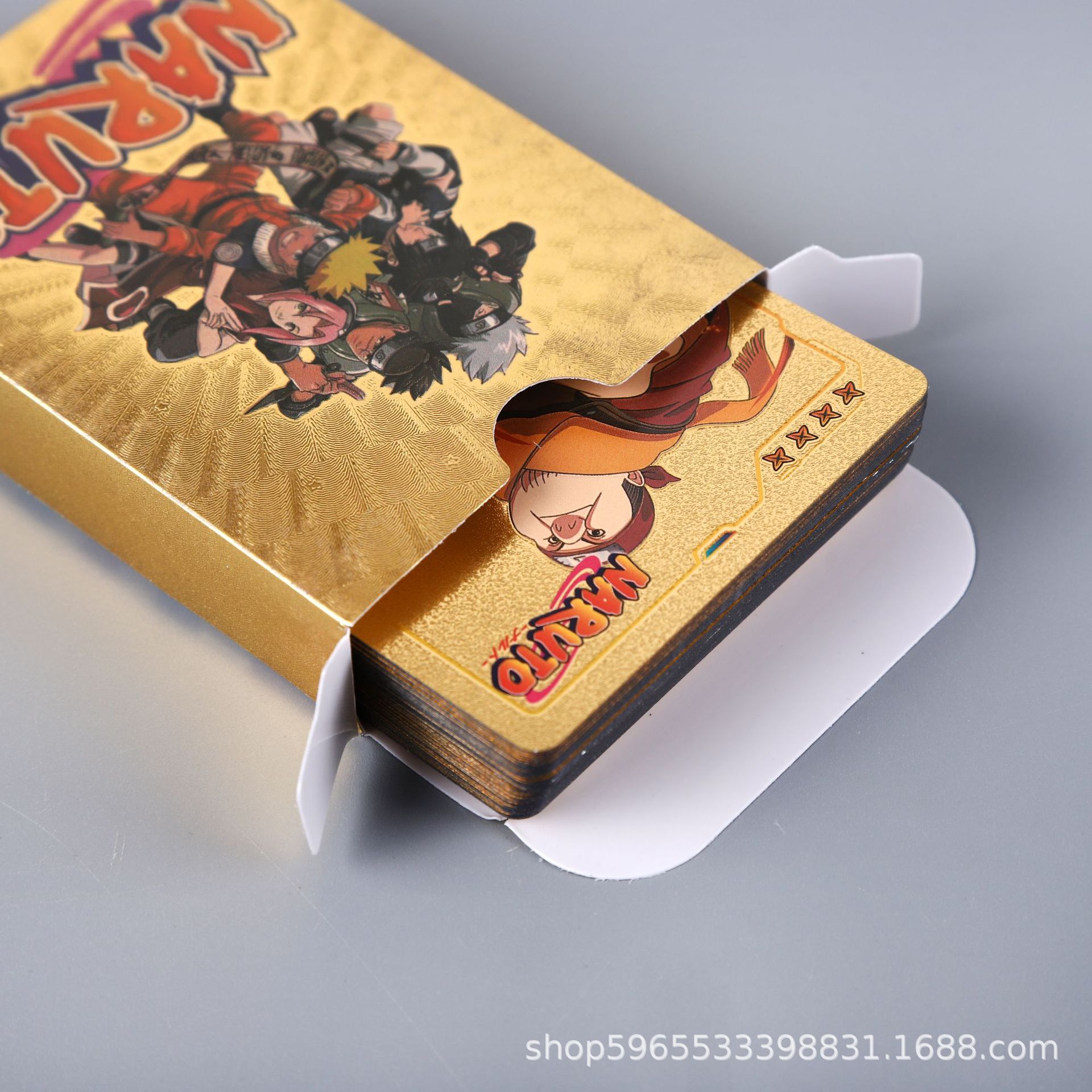 55pcs Naruto Card Gold English - огляд і ціна Card Game Kids