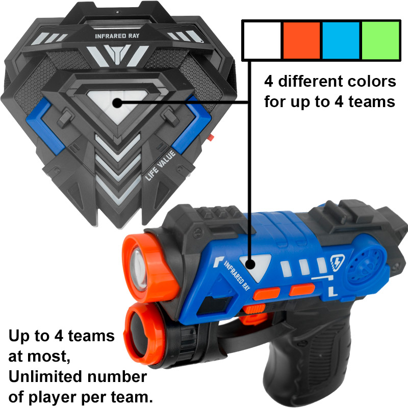 Laser Tag Gun Set Electric Inf - огляд і ціна Laser Tag Set Kids
