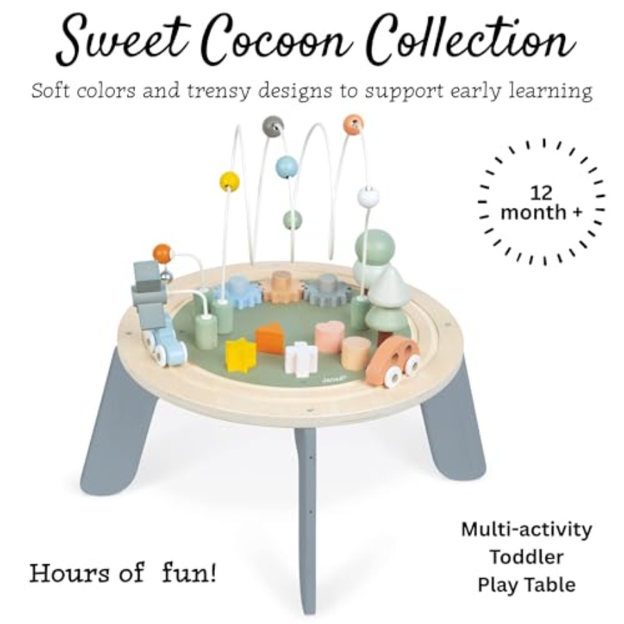 Janod Sweet Cocoon Wooden Acti - огляд і ціна Wooden Blocks Stacking