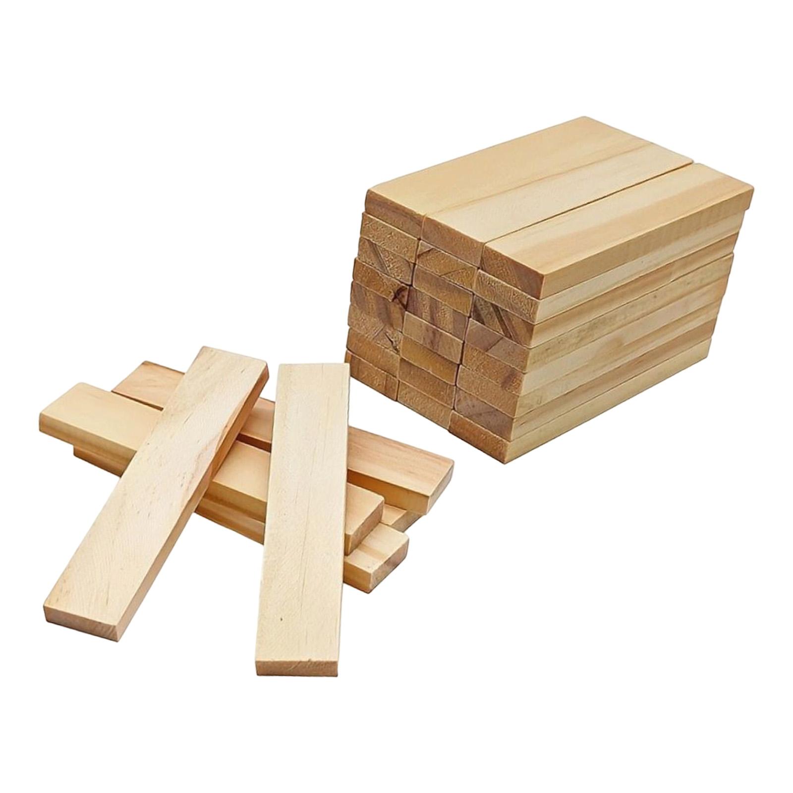 Wooden Blocks for Crafts Compa - огляд і ціна Wooden Blocks Stacking