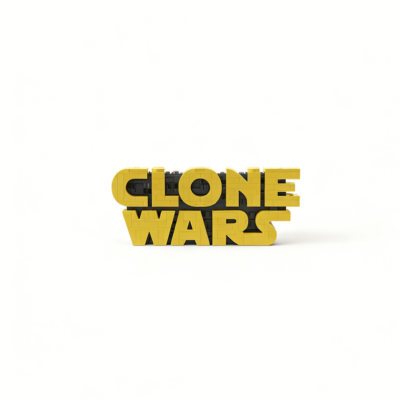 742pcs MOC Clone Wars Logo Sta - огляд і ціна Kids Toys Logo