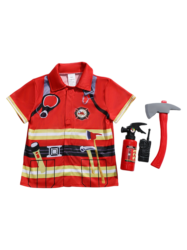Kids Firefighter Style Shirt w - огляд і ціна Kids Toys Supplier