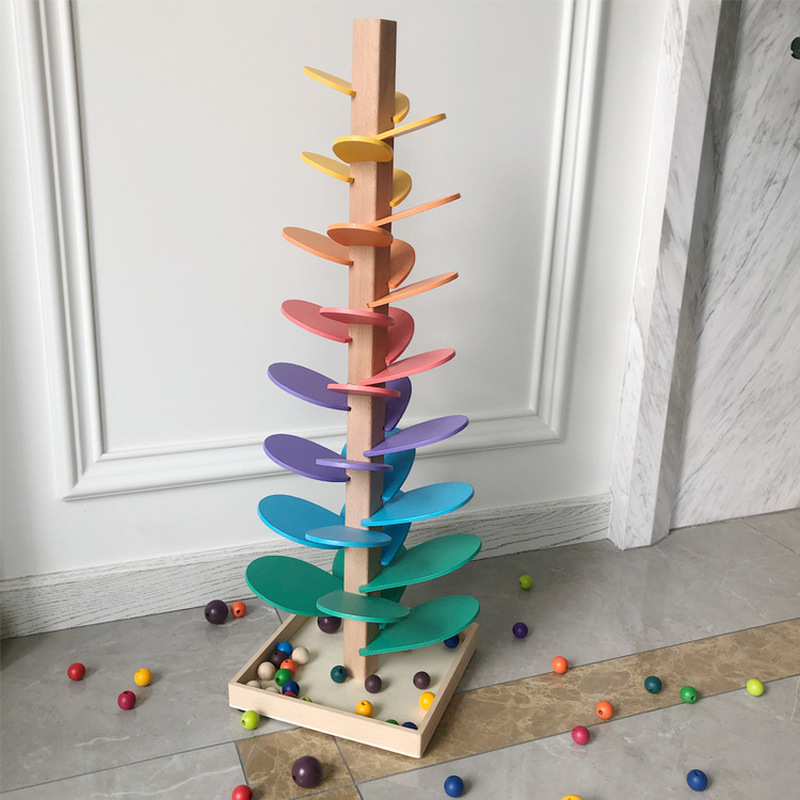 Rainbow Music Tree Stacking Pe - огляд і ціна Wooden Blocks Stacking