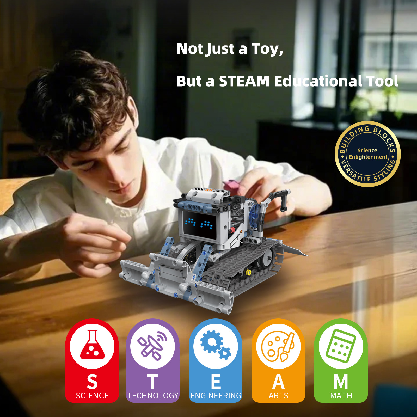 5 in 1  Robot Building Kit, ST - огляд і ціна Kids Toys Under £5