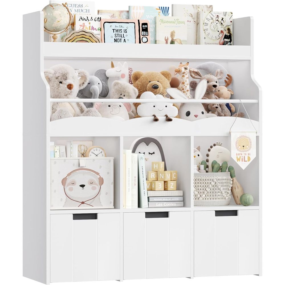 Kids Toy Storage Organizer wit - огляд і ціна Kids Storage Toys