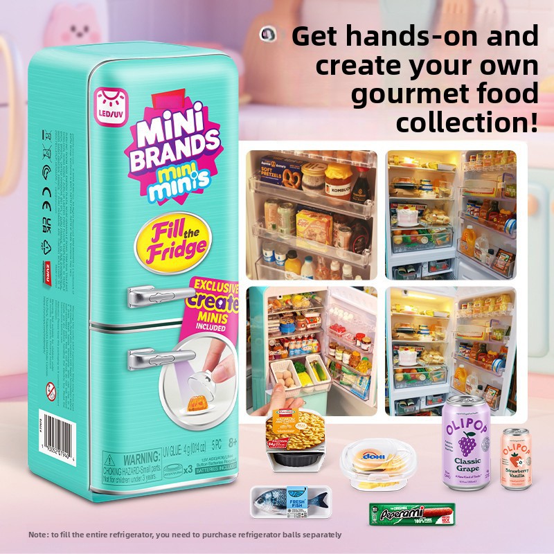 Led Light Up Mini Refrigerator - огляд і ціна Play Kitchen Set