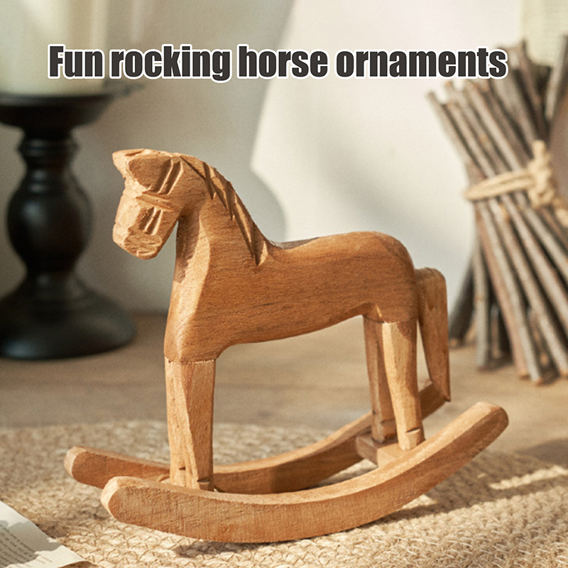 Wooden Crafts Rocking Horse St - огляд і ціна Kids Toys Horse