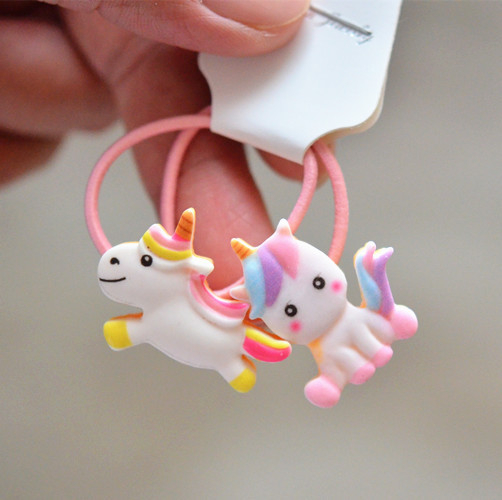 2PCS Cartoon Cute Rainbow Whit - огляд і ціна Kids Toys Horse