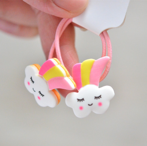 2PCS Cartoon Cute Rainbow Whit - огляд і ціна Kids Toys Horse