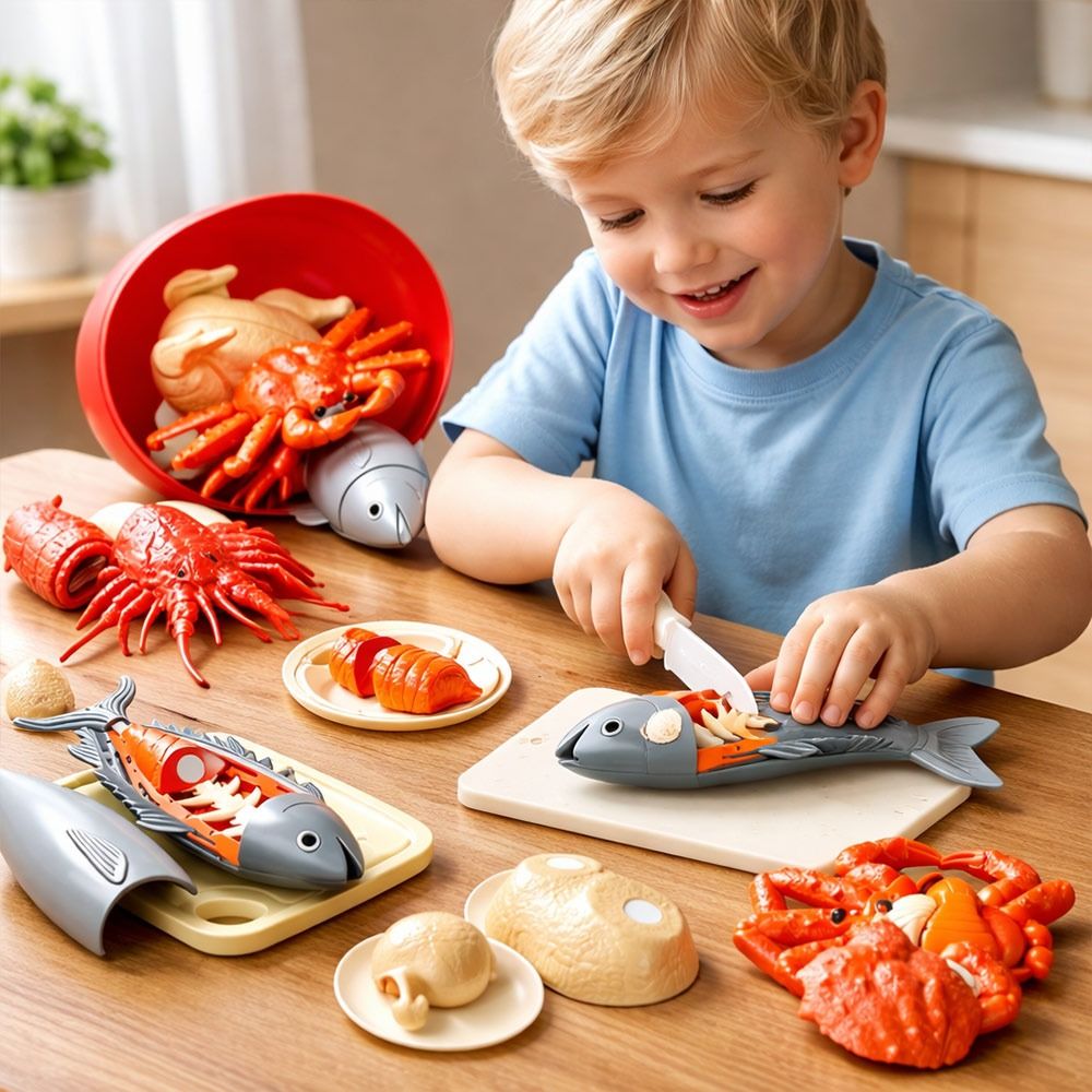 New Detachable Play Cutting Fo - огляд і ціна Play Kitchen Set