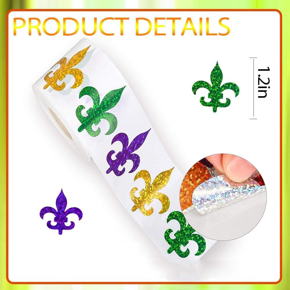 500Pcs Mardi Gras Stickers for - огляд і ціна Laser Tag Set Kids