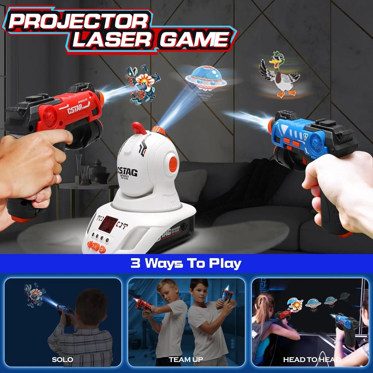 Kids Laser Tag Infrared Battle - огляд і ціна Laser Tag Set Kids